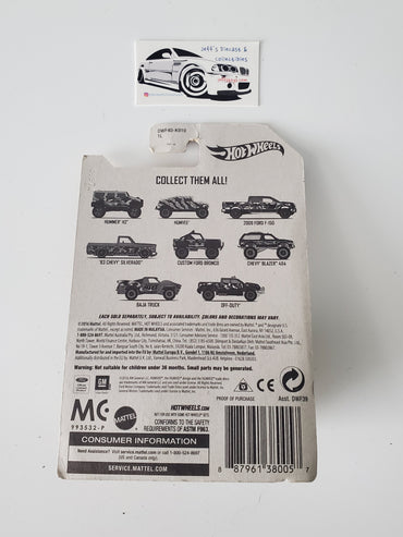 2017 Hot Wheels Camouflage Series Hummer H2