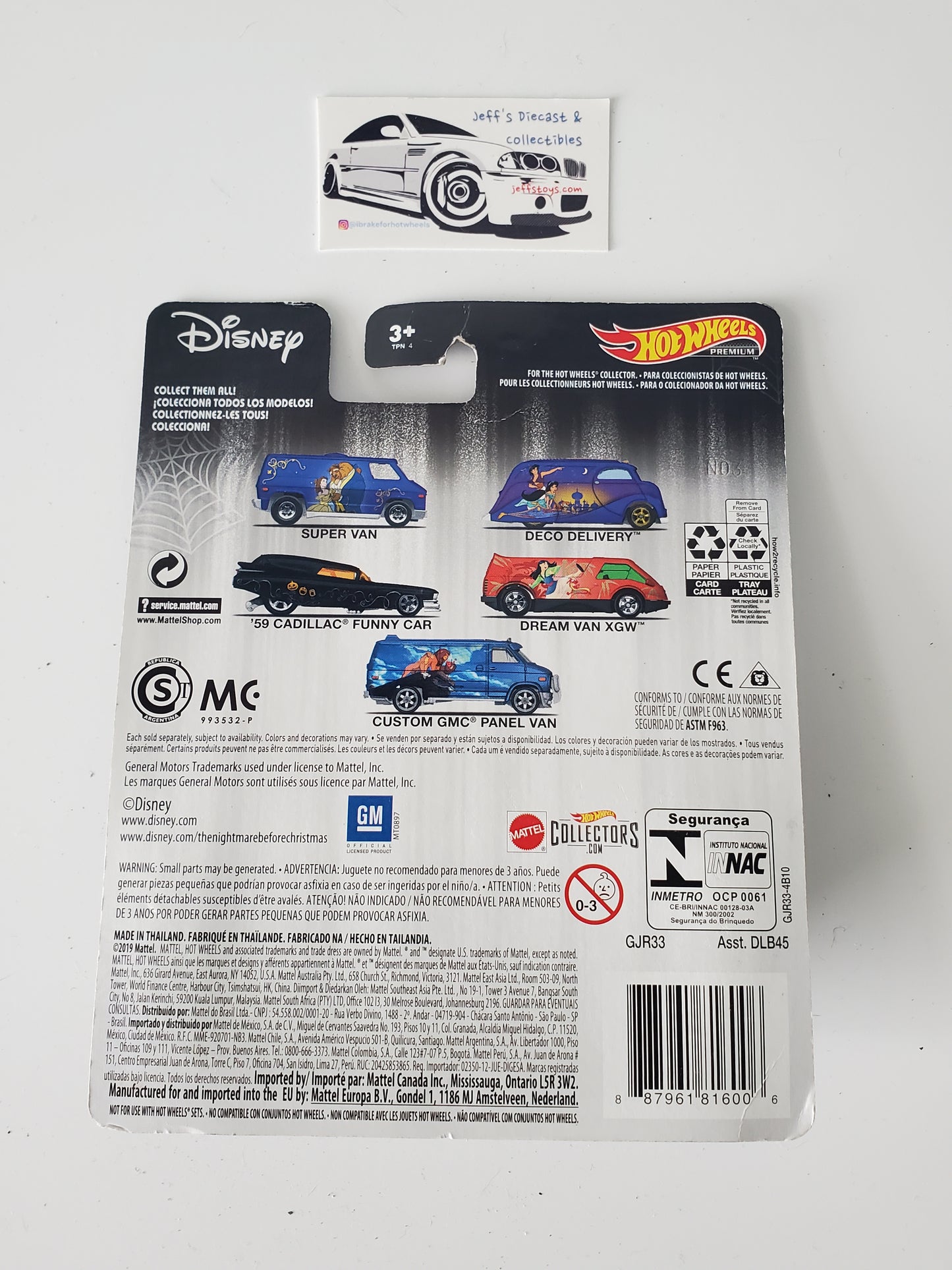 2020 Hot Wheels Premium '59 Cadillac Funny Car Nightmare Before Christmas