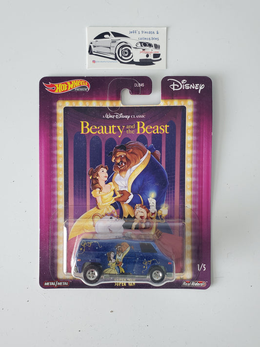 2020 Hot Wheels Premium Super Van Beauty and the Beast