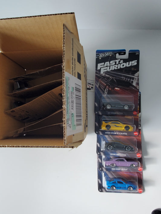 2024 Hot Wheels Fast & Furious 956G Full Case - Opened - Yellow Skyline
