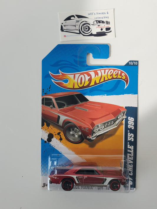 2012 Hot Wheels '67 Chevelle SS 396 #110