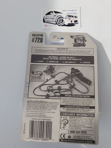 1998 Hot Wheels '63 Corvette #728 Race Team