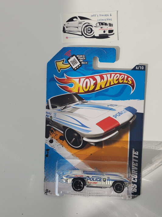 2012 Hot Wheels '65 Corvette #166 Police