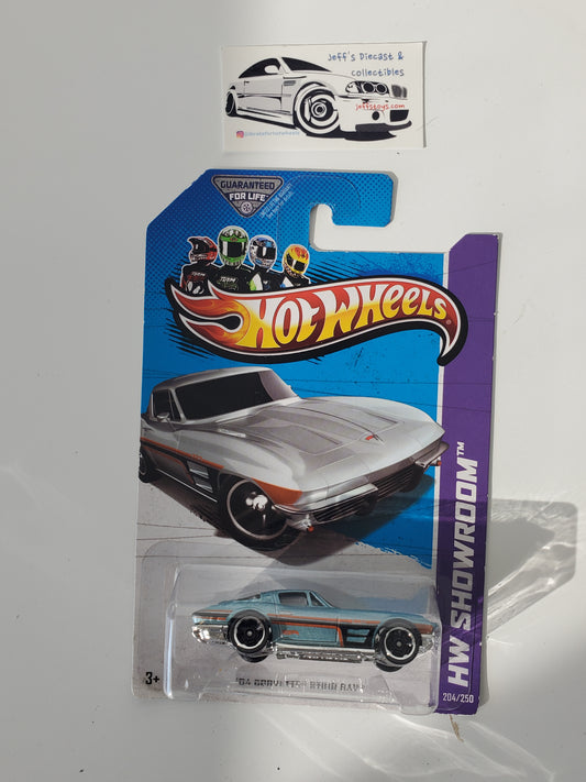 2013 Hot Wheels '64 Corvette Stingray #204