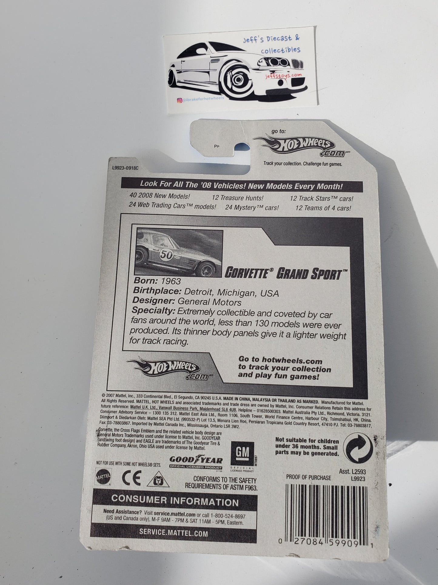 2008 Hot Wheels Corvette Grand Sport #8