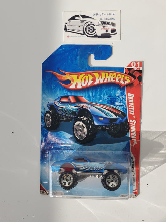 2010 Hot Wheels Corvette Stingray #213