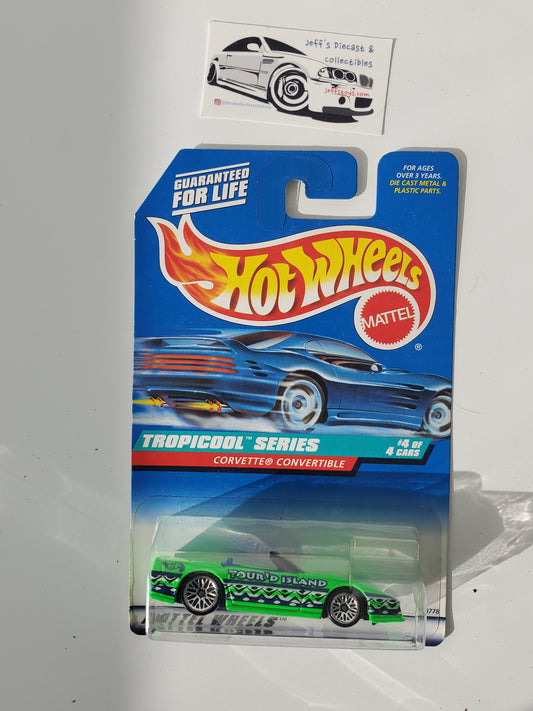 1998 Hot Wheels Custom Corvette #696 Tropicool