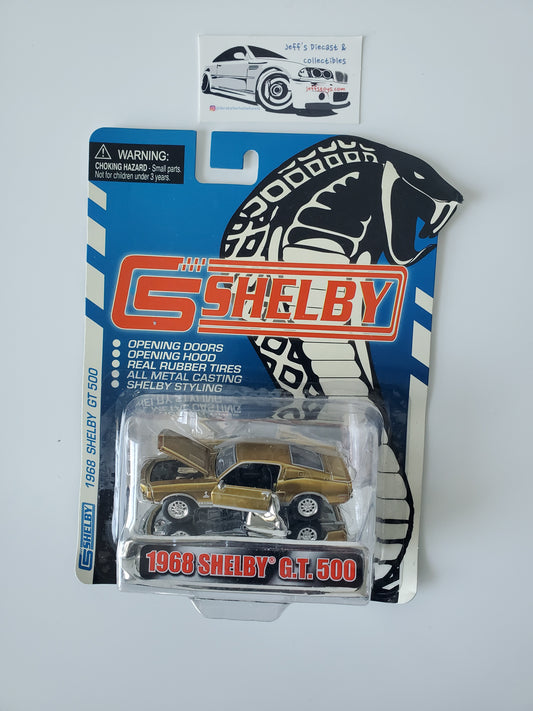 2006 Shelby Collectibles 1968 Shelby GT 500 Gold - 1:64 Scale