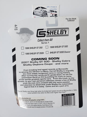 2006 Shelby Collectibles 1968 Shelby GT 500 Green - 1:64 Scale
