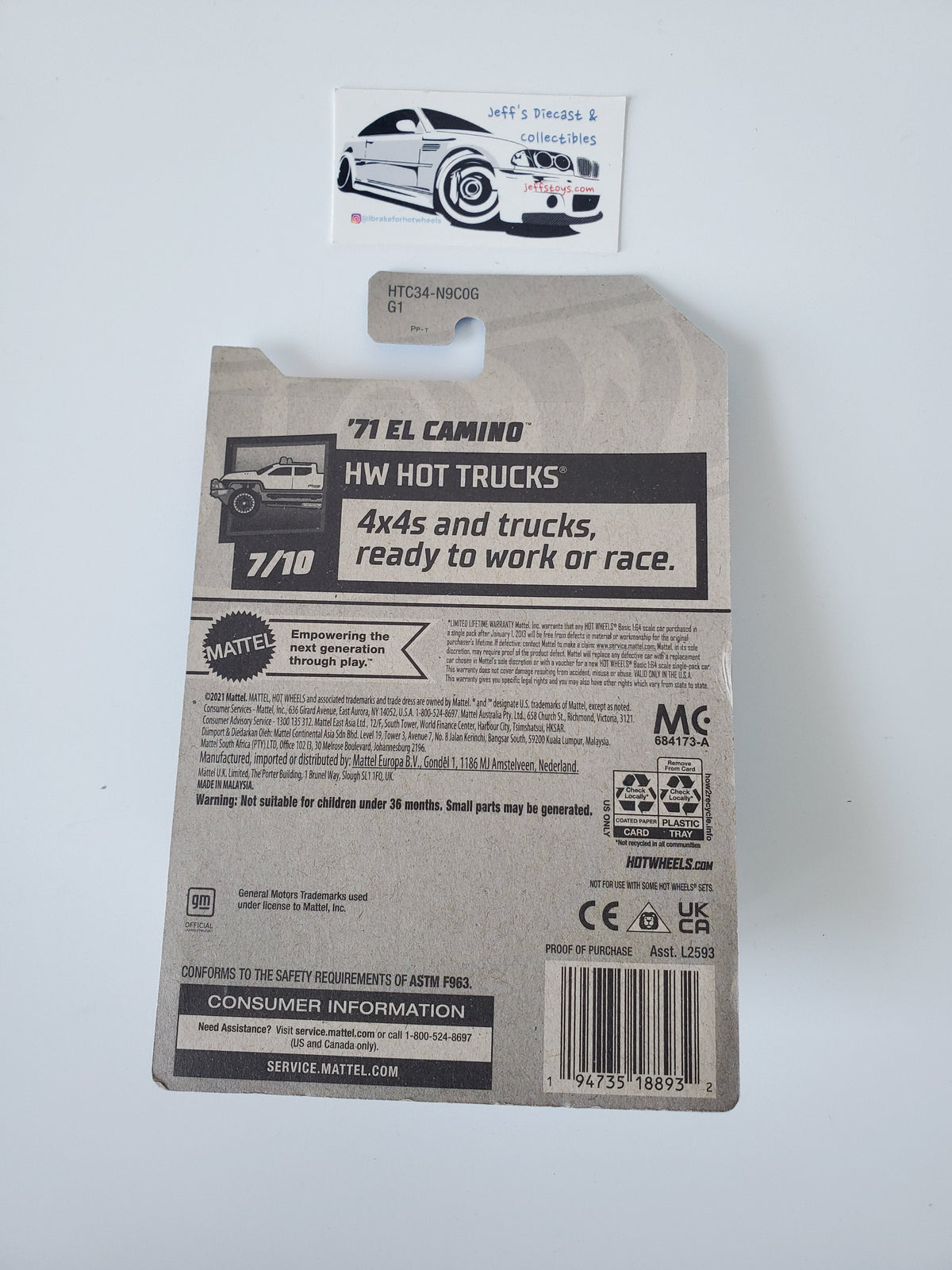 2024 Hot Wheels '71 El Camino #132