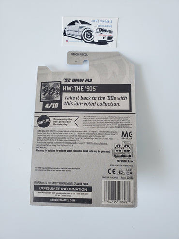 2024 Hot Wheels '92 BMW M3 #195