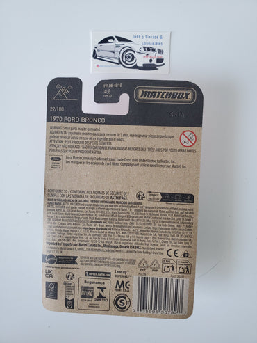 2024 Matchbox 1970 Ford Bronco #29