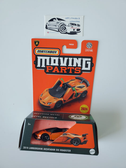 2024 Matchbox Moving Parts 2019 Lamborghini Aventador SVJ Roadster