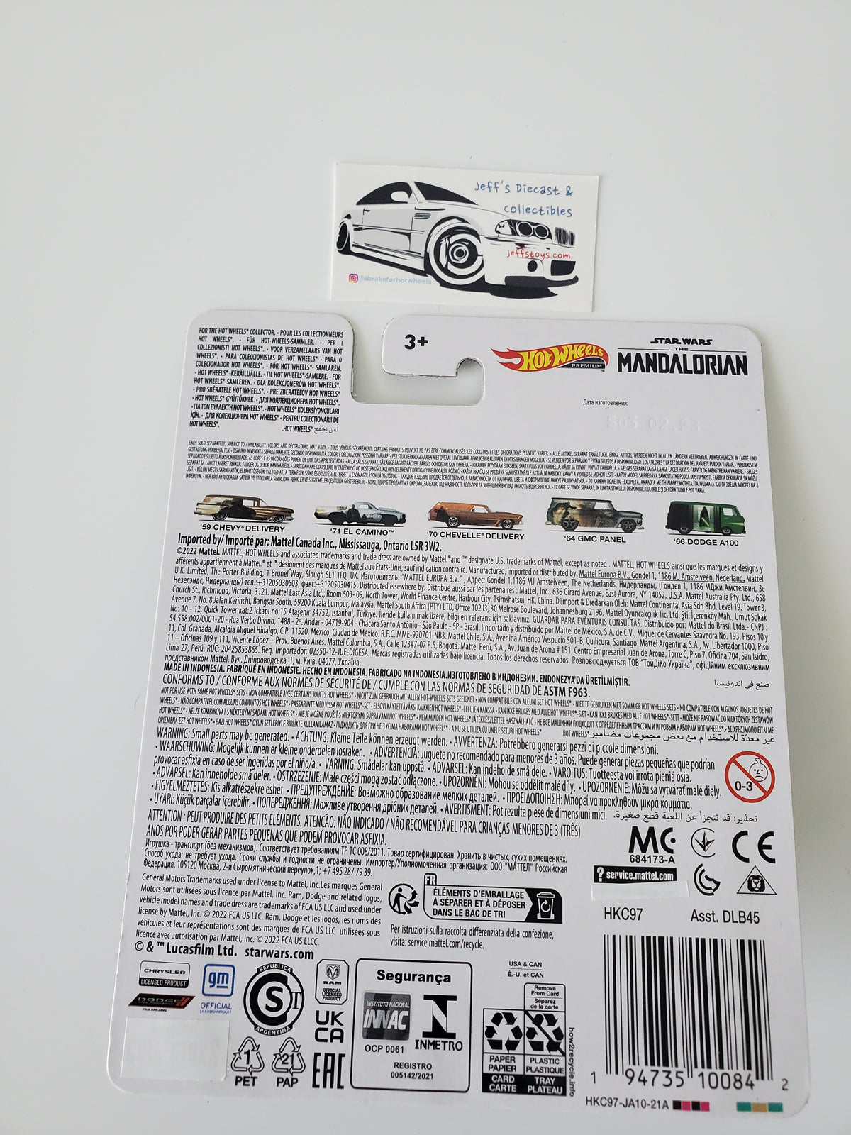 2022 Hot Wheels Star Wars Mandalorian '66 Dodge A100