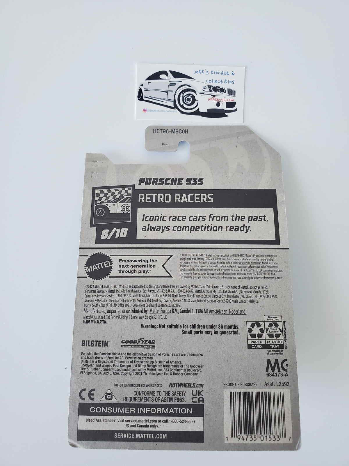 2022 Hot Wheels Porsche 935 #132