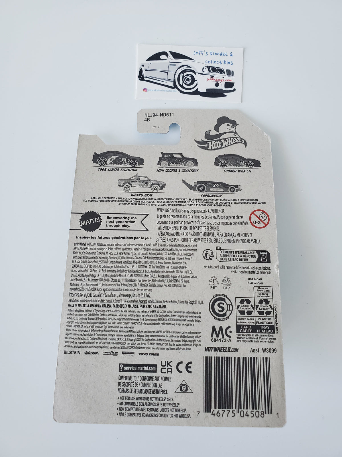 2023 Hot Wheels Subaru Brat Holiday Edition