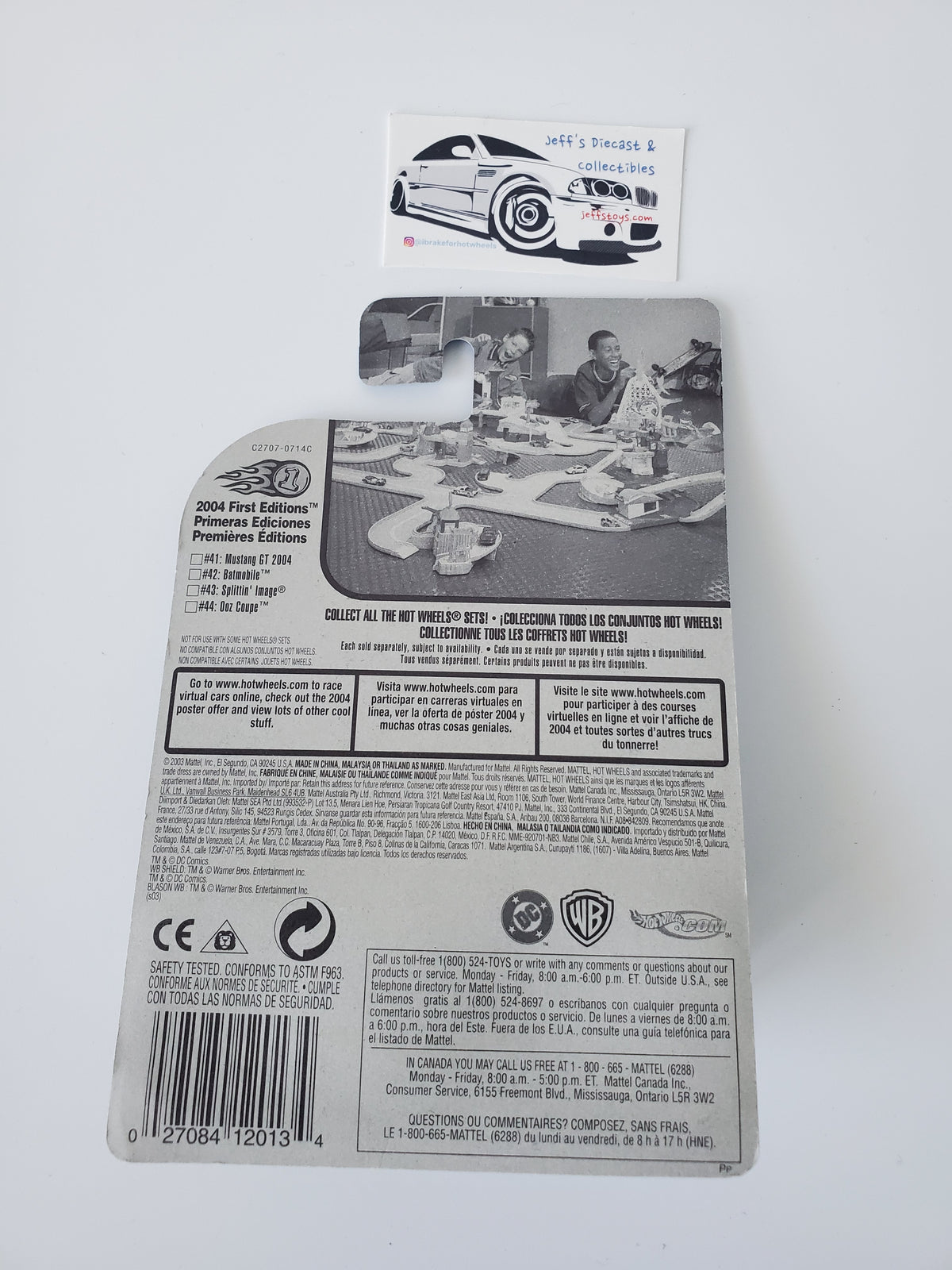 2004 Hot Wheels Hardnoze Batmobile #42