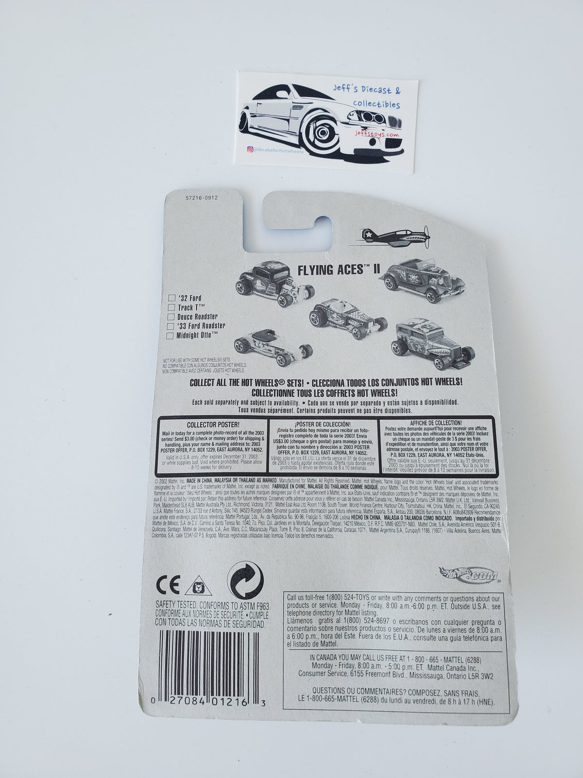2003 Hot Wheels Midnight Otto #79 Atomix Vehicle