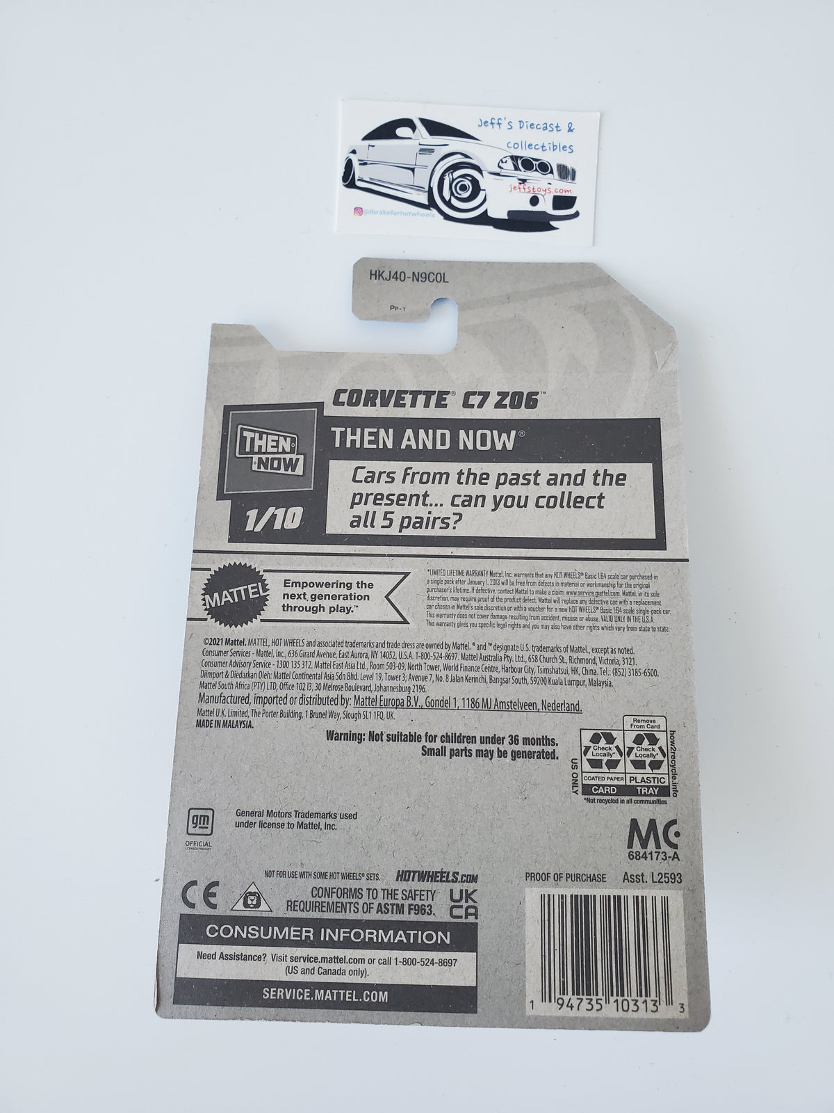 2023 Hot Wheels Corvette C7 Z06 #193