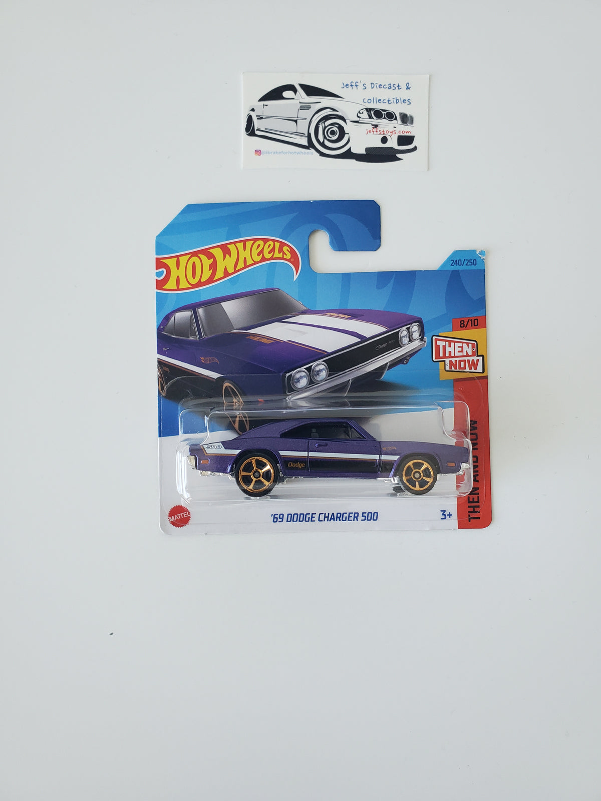 2023 Hot Wheels '69 Dodge Charger 500 #240 Short Card
