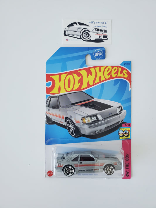 2023 Hot Wheels '84 Mustang SVO #25 Silver