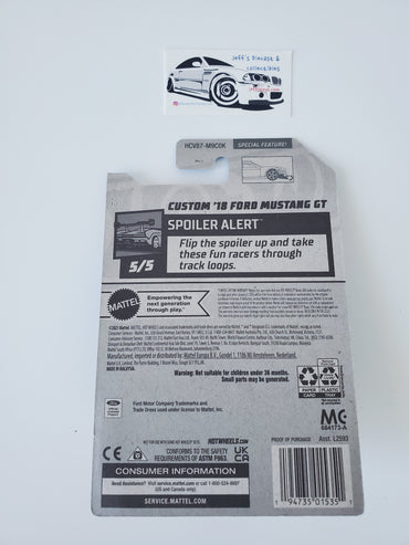 2022 Hot Wheels Custom '18 Ford Mustang GT #175