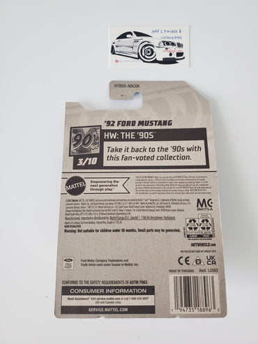 2023 Hot Wheels '92 Ford Mustang #194