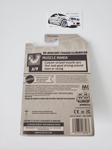 2023 Hot Wheels '69 Mercury Cougar Eliminator #171