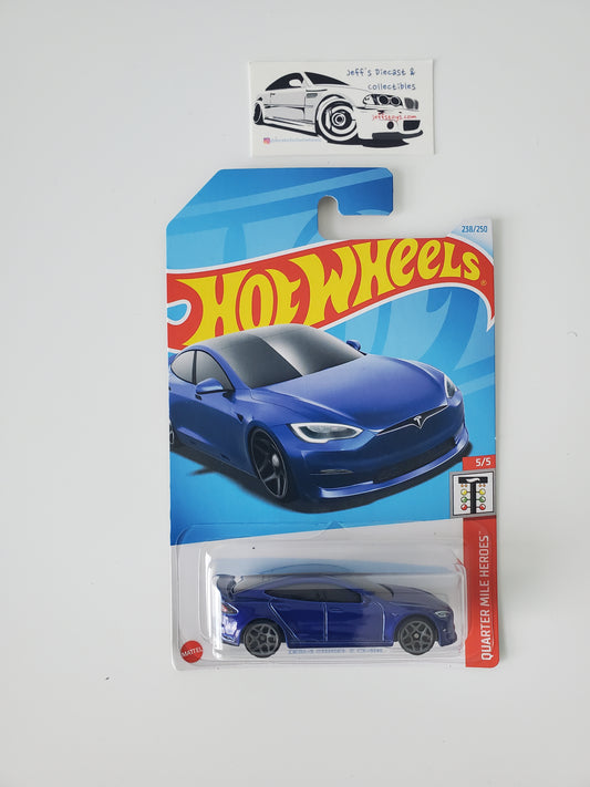 2024 Hot Wheels Tesla Model S Plaid #238 International Card