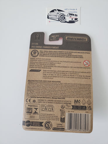 2025 Matchbox 2023 Dodge Charger Pursuit #37