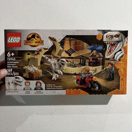 LEGO Jurassic World Dominion 76945 Atrociraptor Dinosaur: Bike Chase