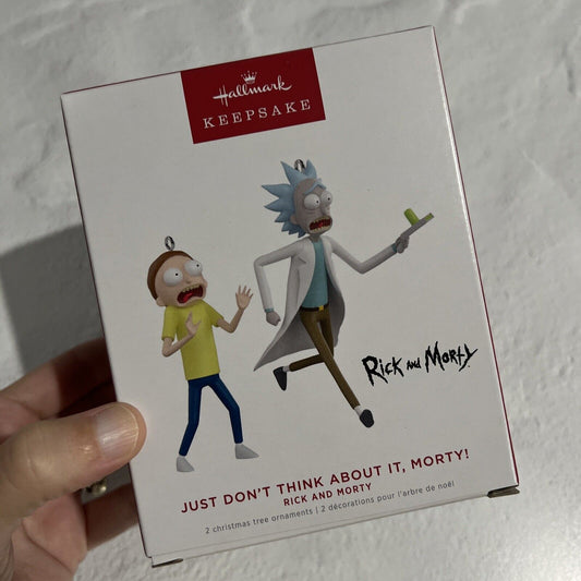 2022 Hallmark Keepsake Ornament Rick And Morty Just Don’t Think About It