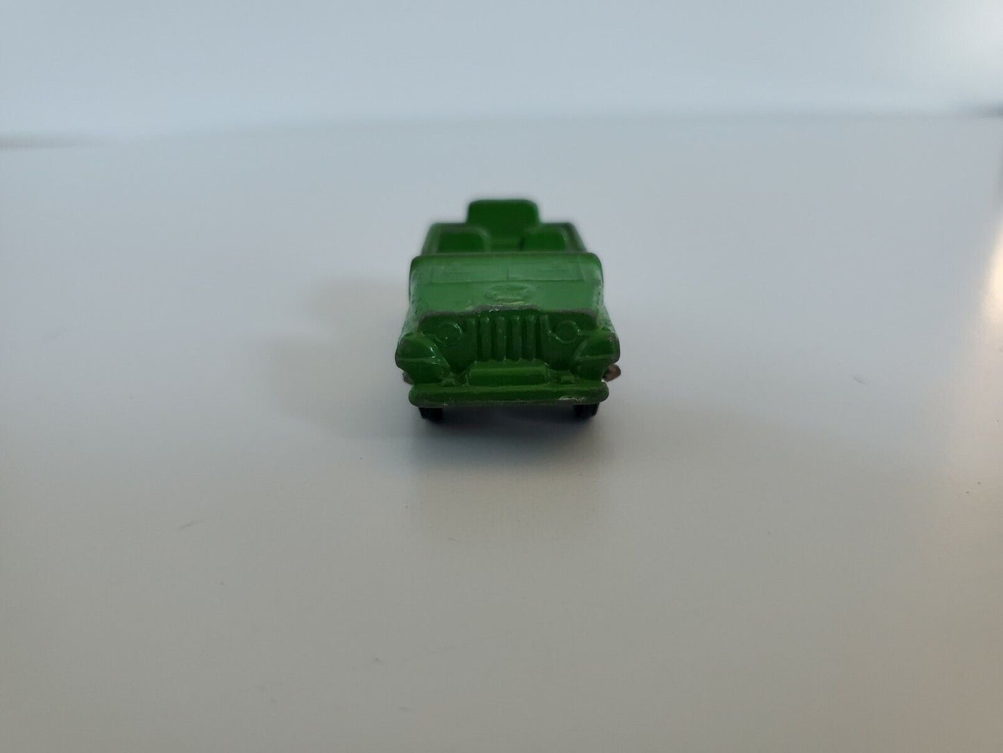 TootsieToy Army Jeep Diecast Light Green Star