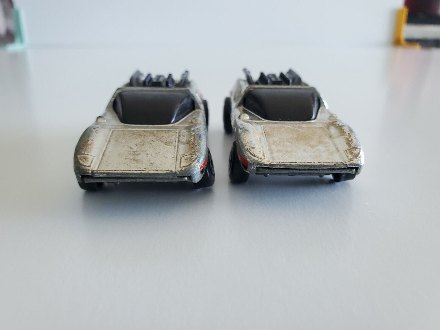 1971 Matchbox Superfast Chrome Silver Streak #1 Mod Rod - Lot of 2