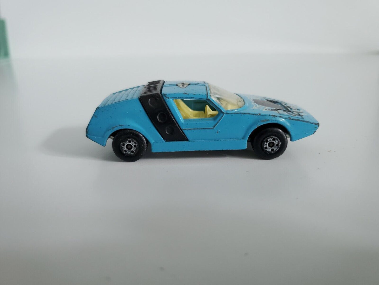 Matchbox Superfast Roman Numeral No. VIII “Black Widow” Clear Windows