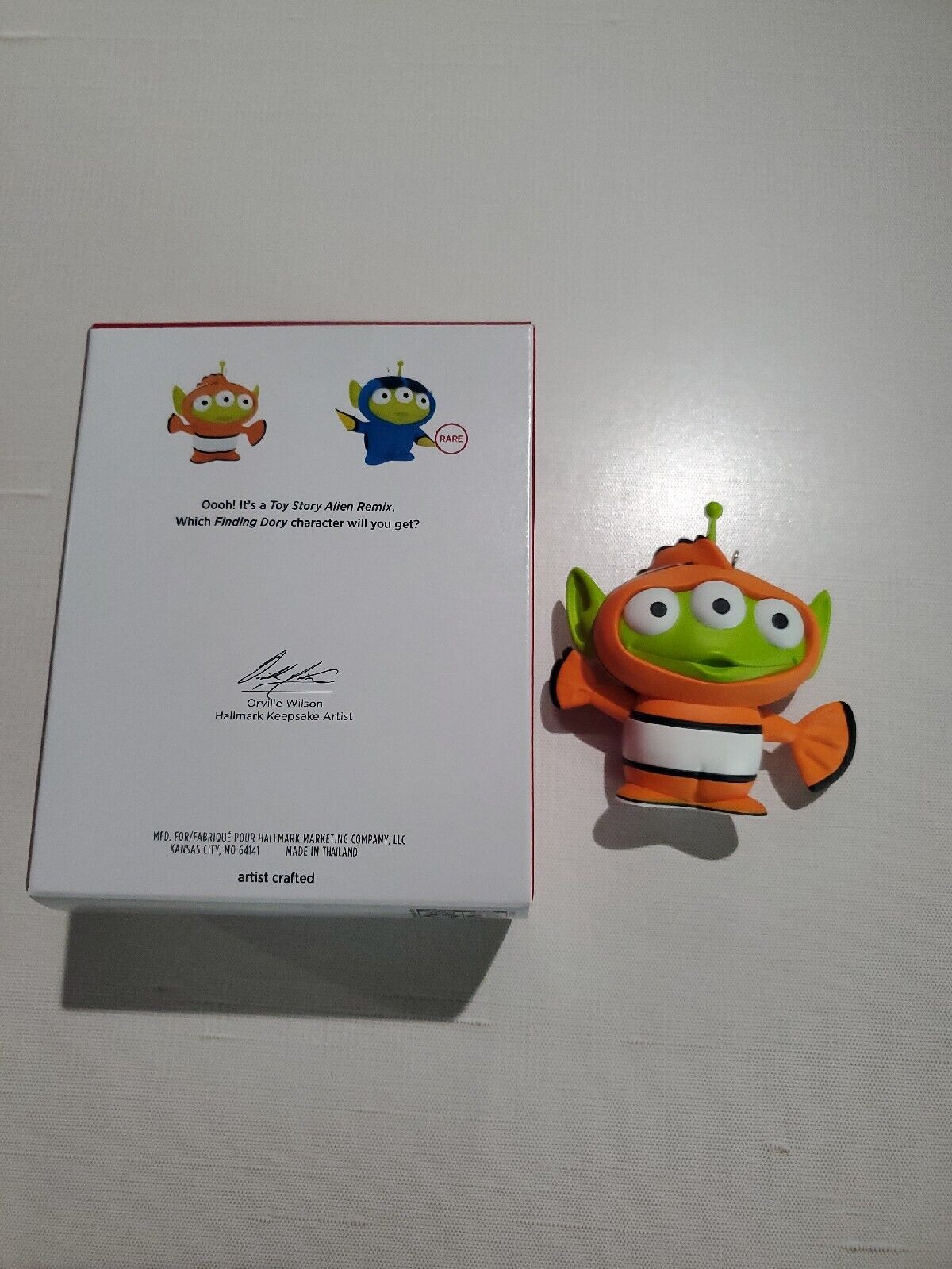 2022 Hallmark Keepsake Finding Nemo Toy Story Alien Remix Orange Repaint