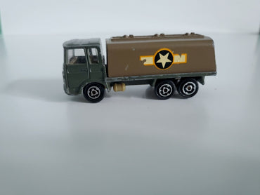 Rare Majorette Saviem Military Oil Fuel Tanker France 1/100
