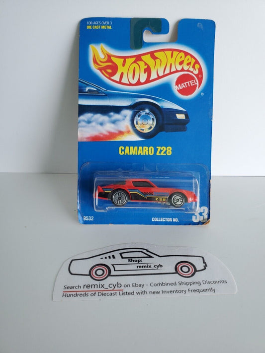 1991 Hot Wheels Camaro Z28 #33 - UH Wheels