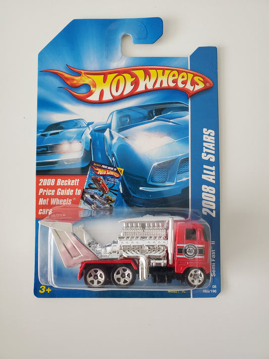 2008 Hot Wheels Semi Fast II Red