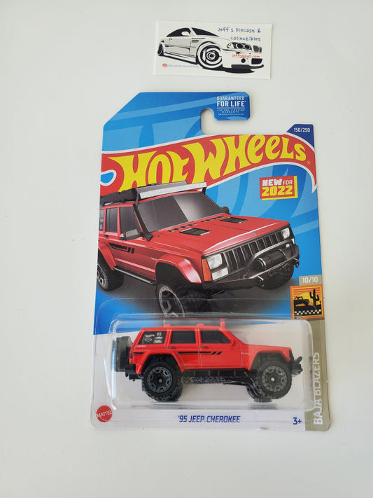 2022 Hot Wheels '95 Jeep Cherokee Red