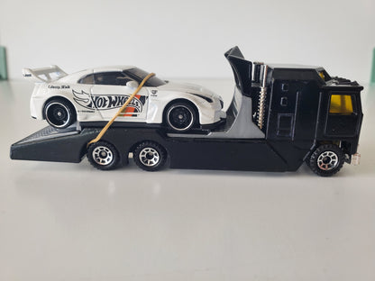 Custom Matchbox Kenworth Cabover Team Transport w/Skyline