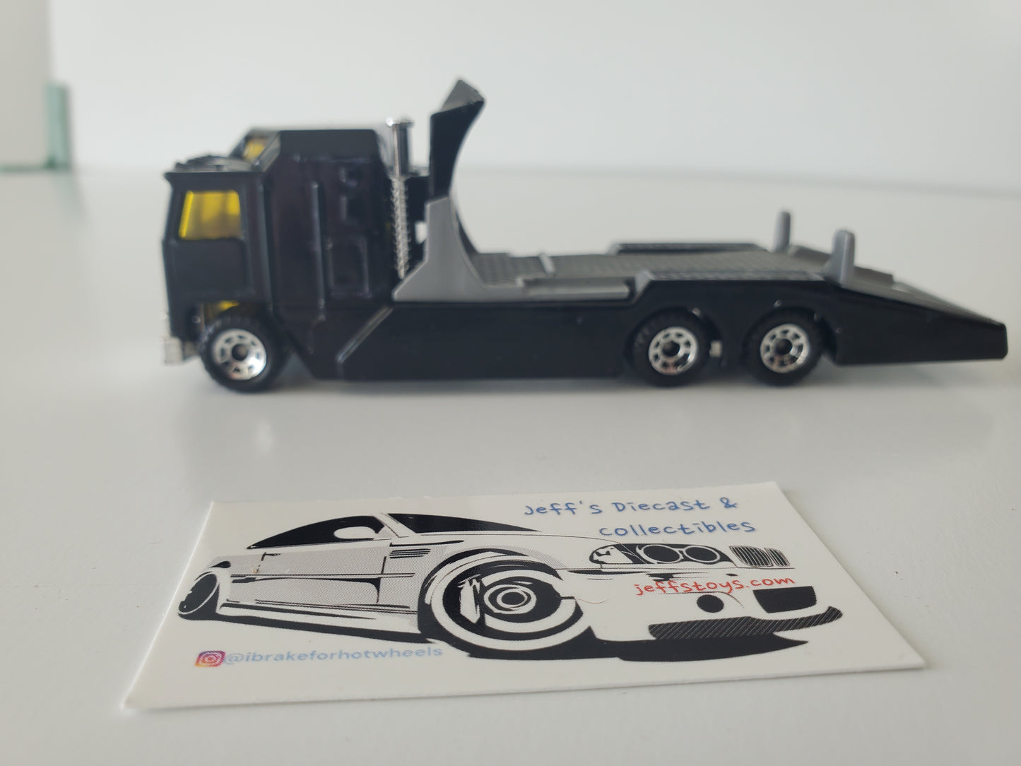 Custom Matchbox Kenworth Cabover Team Transport