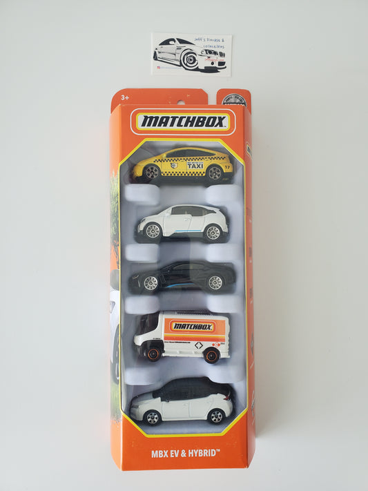 2021 Matchbox MBX EV & Hybrid 5 Pack