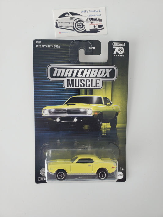 2023 Matchbox 1970 Plymouth Cuda Muscle