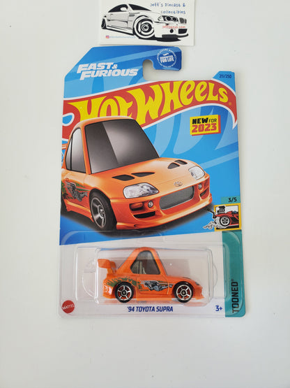 2023 Hot Wheels Fast and Furious Tooned Toyota Supra