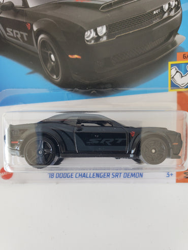 2023 Hot Wheels '18 Dodge Challenger SRT Demon Black