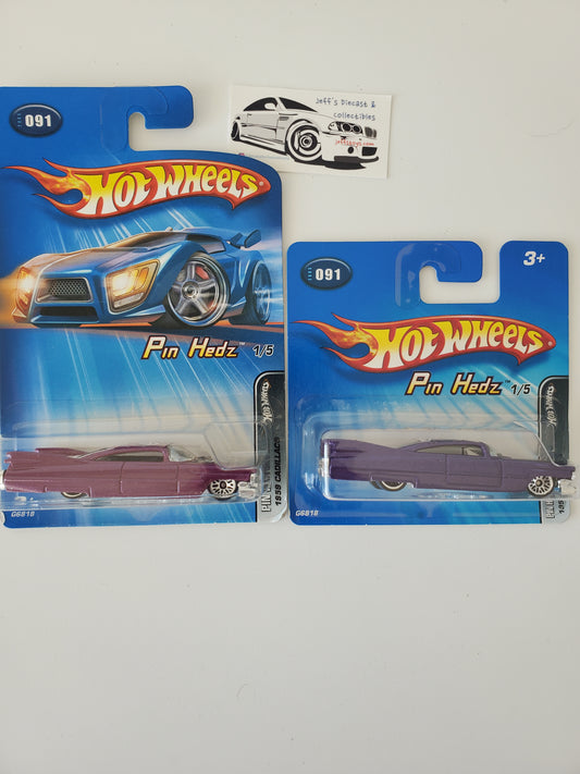 2005 Hot Wheels 1959 Cadillac - Two Variations-Malaysia/Thailand