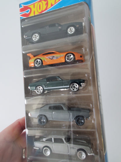 2023 Hot Wheels Fast and Furious 5-pack - Supra, Mustang, Charger