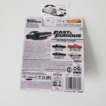 2022 Hot Wheels Fast and Furious '68 Dodge Charger