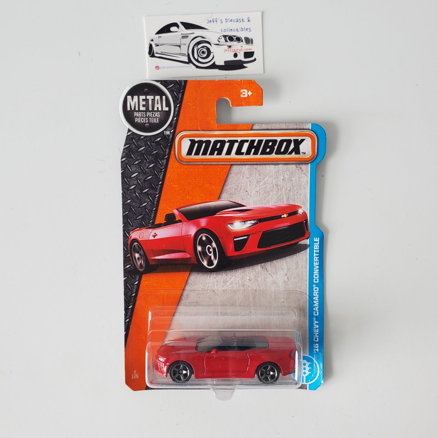 2017 Matchbox '16 Chevy Camaro Convertible #2